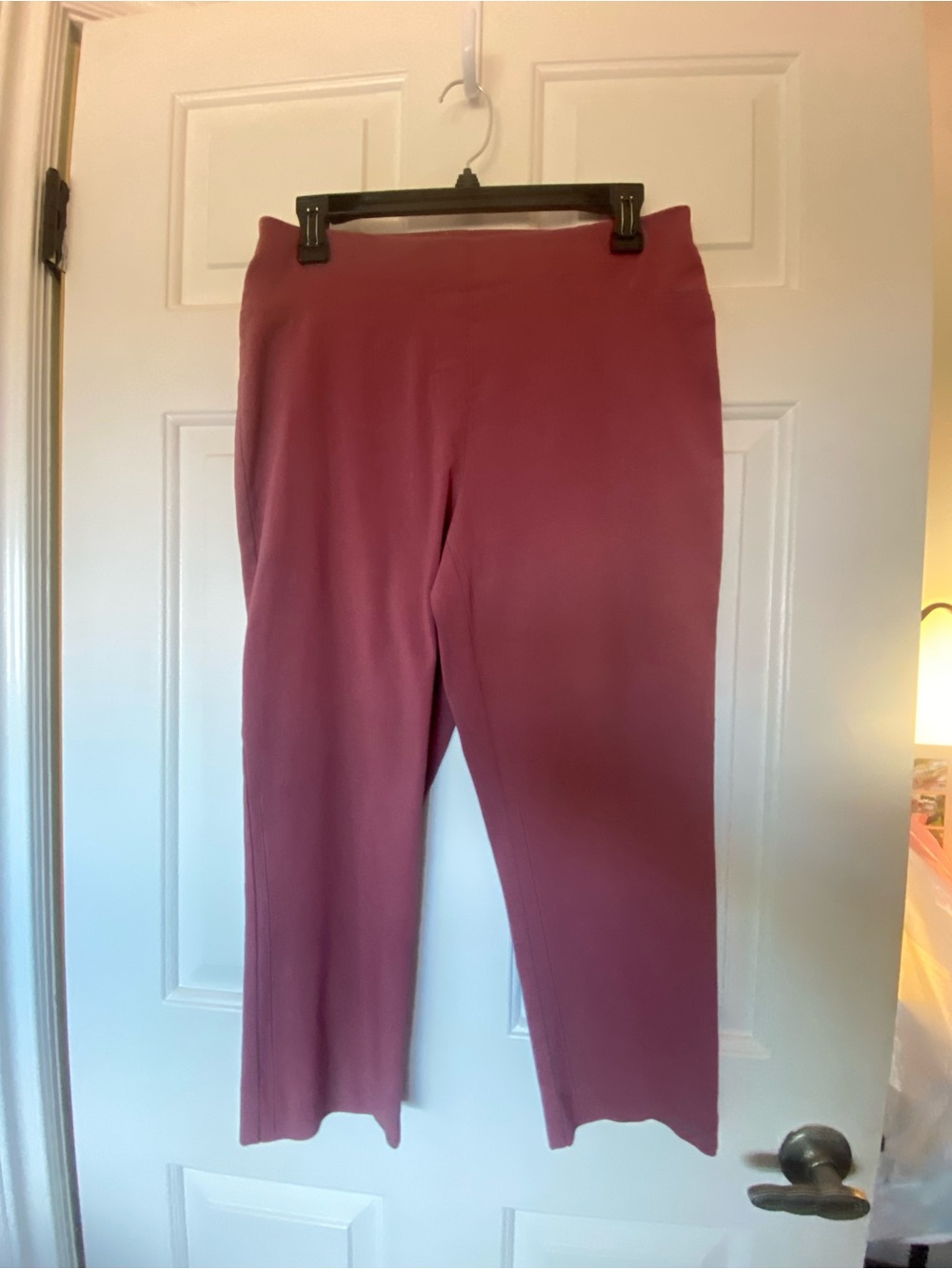 Style & Co. Women's High-Rise Straight Leg Pants - Mauve